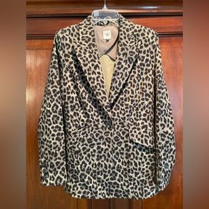 Cabi animal print jacket. Size 8, excellent condition - never worn.